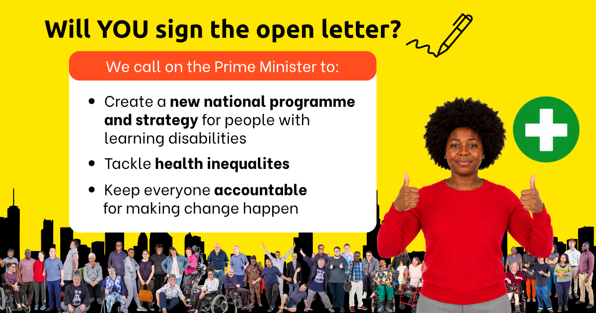 Learnng Disability England campaign