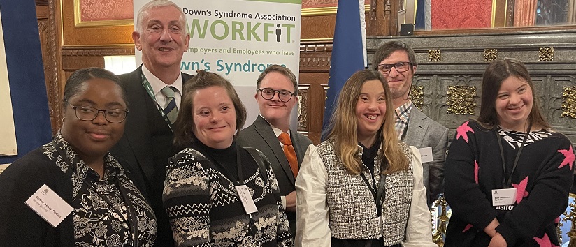 Down's Syndrome Association WorkFit scheme: six new employees working in parliament